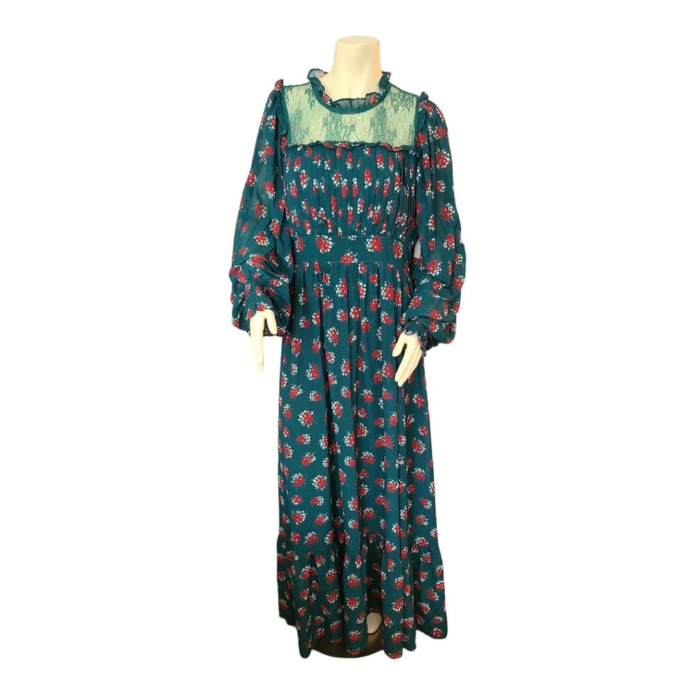 Aura Emerald Green Holiday Dress Size XL NWT
